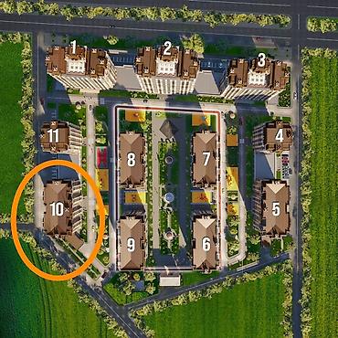 archa group: 2 комнаты, 80 м², Асанбай мкр Элитка, 4 этаж, ПСО (под самоотделку) — 4