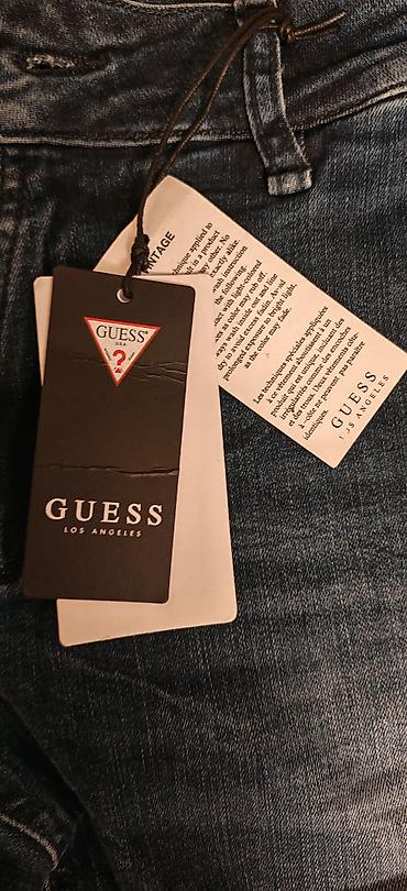 Kişi geyimləri: GUESS Los Angeles kişi cins şalvarı - Model: Ultimate Stretch - Rəng — 2