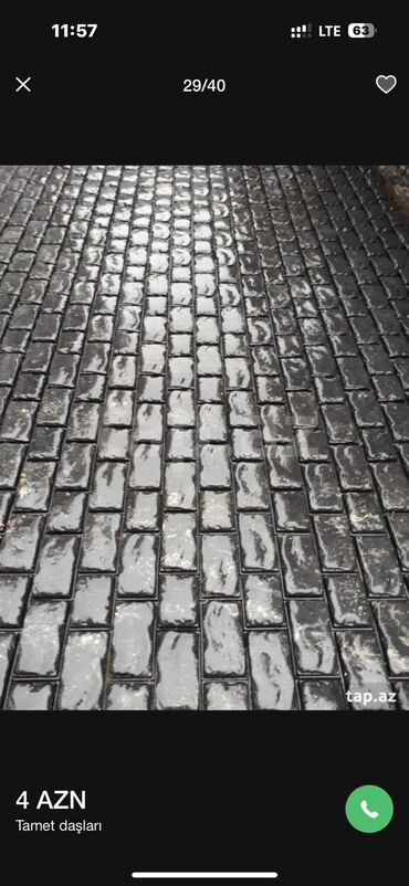 Plitə işləri: Her nov tanet daslarin bardyor ve beton daslarin satisi ve istehsali — 12