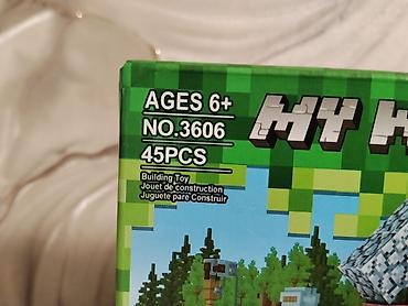 marvel legends: Конструктор “MY WORLD” (NO.3606) - Тематика: мир в стиле Minecraft - — 2