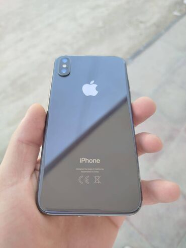 Apple iPhone: IPhone X, 256 GB, Qara, Kredit, Face ID
