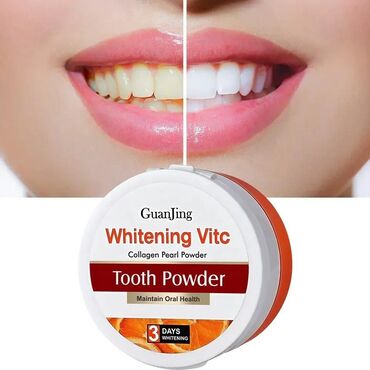 Vitaminlər və BAƏ: Ağardıcı Diş Ağardıcı Paste 💯% effektlidir. Vitamin C Kollagen Dərin