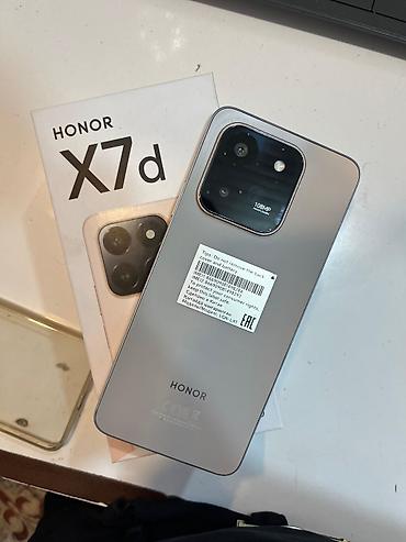 хвох сериес с: Honor X7d, 256 ГБ, цвет - Серебристый, Две SIM карты — 3
