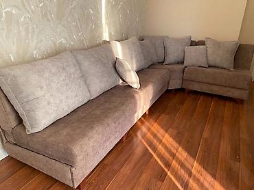 Divanlar: Künc divan, İşlənmiş, Açılan, Bazalı, Vеlur parça — 3