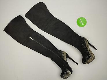 high heels: Kozaki damskie, rozmiar 39 — 3