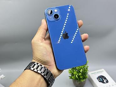 aiphone x: IPhone 13, Б/у, 256 ГБ, Синий, Защитное стекло, Чехол, 100 % — 1