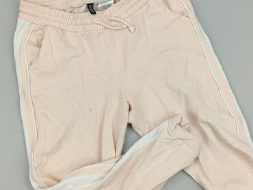 joggery damskie kremowe: Spodnie dresowe damskie, H&M, S