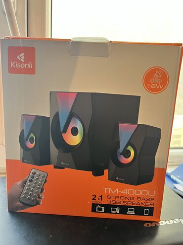 usb колонки со встроенной звуковой картой: Продаю колонку Kisonli можно подключить к ноутбуку к компьютеру к