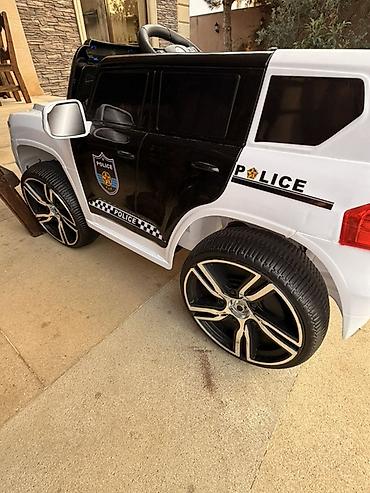 Uşaq dünyası: Uşaq üçün elektrikli polis maşını - Model: 2 yerlik uşaq elektro-kart — 5