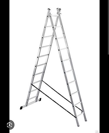 Складные стремянки-лестницы: Складная стремянка-лестница, Материал: Металл, Для дома, Высота: 3–4 м — 7
