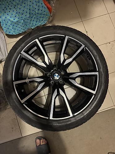 black: Литые Диски R 22 BMW, Комплект, отверстий - 5, Б/у — 3