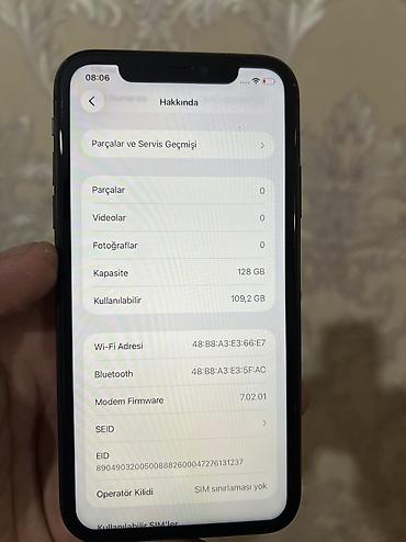 iphone 8 satilir: IPhone 11, 128 GB, Qara, Face ID — 3