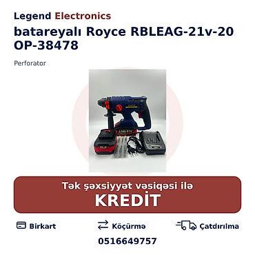 dinamometrik acar: Elan başlığı: Perforator batareyalı Royce RBLEAG-21v-20 OP-38478 — 1