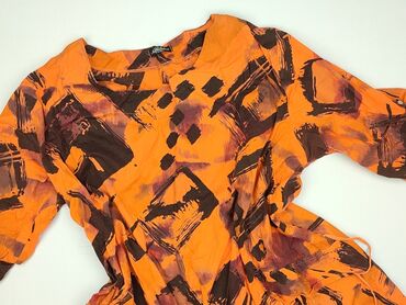 bluzki ze złotym nadrukiem: New Collection, Women's blouse, XL (EU 42)