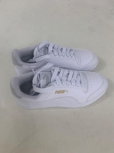 кроссовки 46 размер: Кроссовки, 36, Puma, Новый, цвет - Белый, Бесплатная доставка