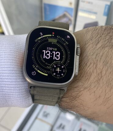 Eynəklər: Smart saat, Apple, Sensor ekran, rəng - Boz