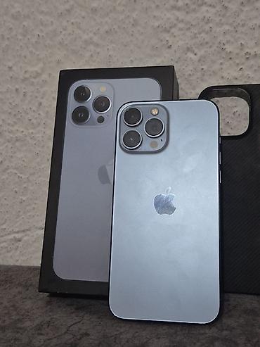 Apple iPhone: IPhone 13 Pro Max, Б/у, 128 ГБ, Sierra Blue, Коробка — 1