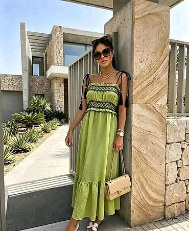 massimo dutti baletanke: Haljina maxi duga letnja sa karnerom. - Duga,lepršava maxi silueta sa — 9