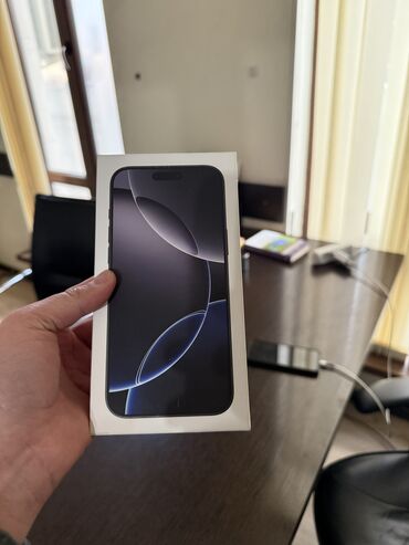 поко 6х про цена в бишкеке: IPhone 16 Pro Max, Колдонулган, 256 ГБ, Black Titanium, Коргоочу айнек, Куту, Каптама, 100 %