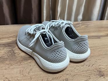 секонд: Мужские кроссовки, 42, 42.5, Crocs, Б/у, цвет - Серый, Самовывоз — 5