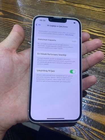 a14 ikinci el: IPhone 13, 128 ГБ, Белый