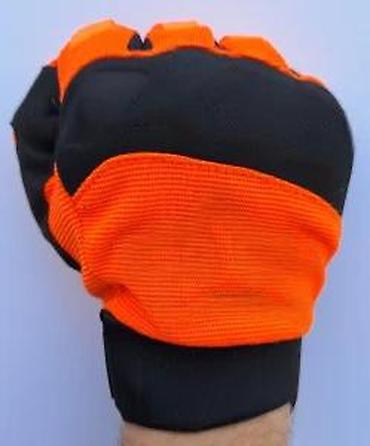 Oprema za bicikliste: FOX motocross/riderske rukavice – narandžasto/crne - Gornji deo od — 19