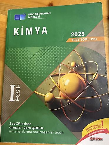 İki toplu birlikdə 8 azn❗️ Məhsul: “Kimya 2025 – Test Toplusu” (DİM) lalafo.az -da İki toplu birlikdə 8 azn❗️ Məhsul: “Kimya 2025 – Test Toplusu” (DİM)