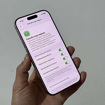 intel i5: IPhone 16 Pro, Б/у, 256 ГБ, Desert Titanium, Зарядное устройство, 81 % — 8