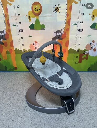 Другие товары для детей: Электрокачели Nuna Leaf/Leaf Grow (серый цвет) В комплекте идет