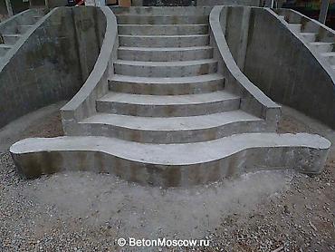Бетонные лестницы: Бетонная лестница Для дома — 8