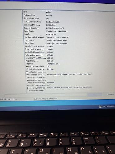 Lenovo: Lenovo V15 G2 IJL 82QY - 8GB RAM - Qutusu + mausu var — 5