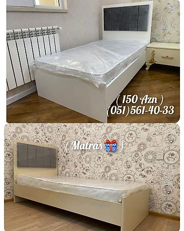 Yeni, Təknəfərlik çarpayı, Bazasız, Matras ilə, Siyirməsiz, Rusiya — 1