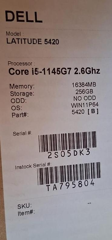 Dell: ! Qeyd: Notebook İkinci Əldir ! ! Rəsmi Microsoft Authorized — 6