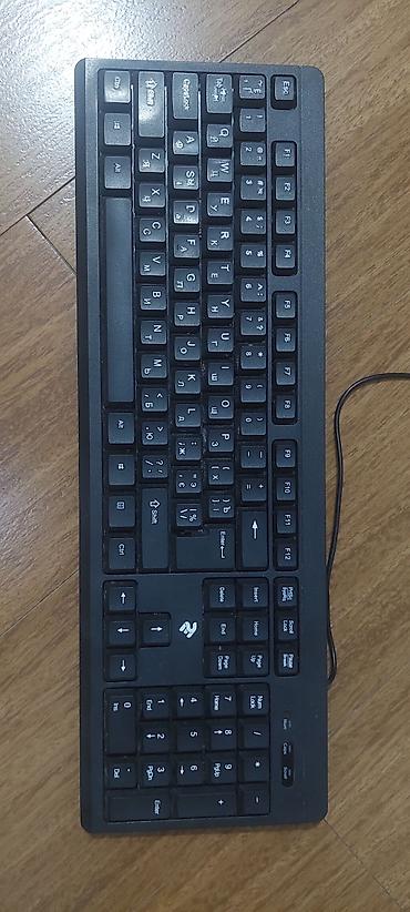 4 luk kabel: 2E MK401 Black simli klaviatura - Model: 2E MK401UB (Wired Keyboard — 1