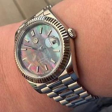 Ručni satovi: San Martin SN0059-G V2 -40mm-MOP Plava/Rolex Datejust Potpuno NOV — 12