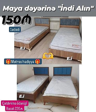 yorgan doşək satışı: Çarpayı rəng seçimi var matras hediye — 1