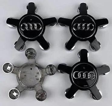 360 auto kamera: Cepovi za felne Audi zvezda - crni. Cepovi su za originalne felne Audi — 6