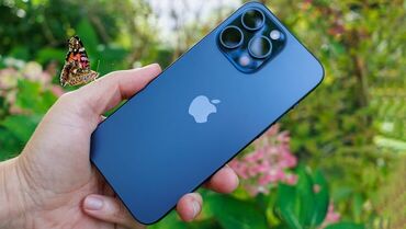 раскладные кнопочные телефоны: IPhone 15 Pro Max, 256 ГБ, Blue Titanium, Зарядное устройство, Защитное стекло, Чехол, 91 %