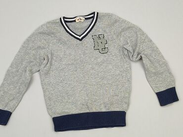 sweterek popielaty bawelna lub wełna ciemny popiel: Bluza, 2-3 lat, 92-98 cm, stan - Dobry