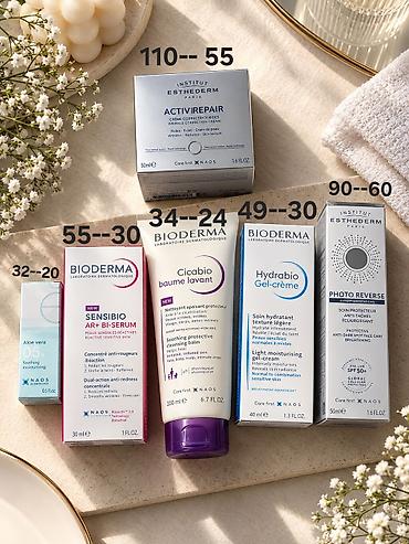 Dəriyə qulluq üçün orijinal məhsullar toplusu 1) Institut Esthederm