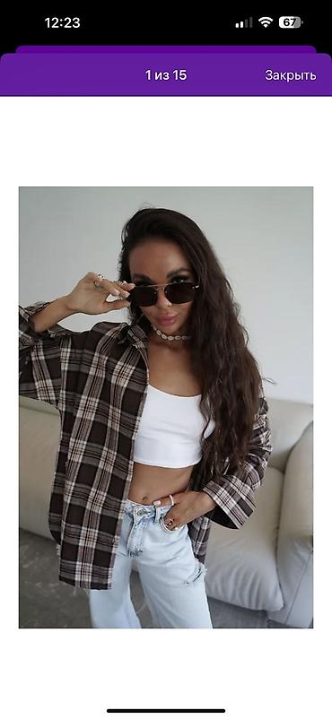 Блузки: Блузка, Бохо, Хлопок — 16