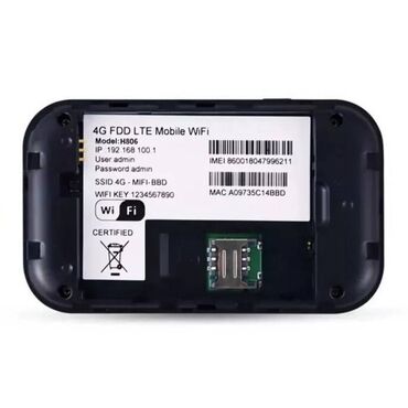 Модемы и сетевое оборудование: Карманный модем MF800-E 4G + роутер, ультра-портативный дизайн, имеет — 9