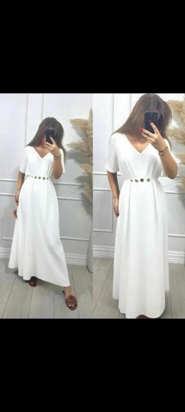 haljina steznik: One size, color - White, Short sleeves