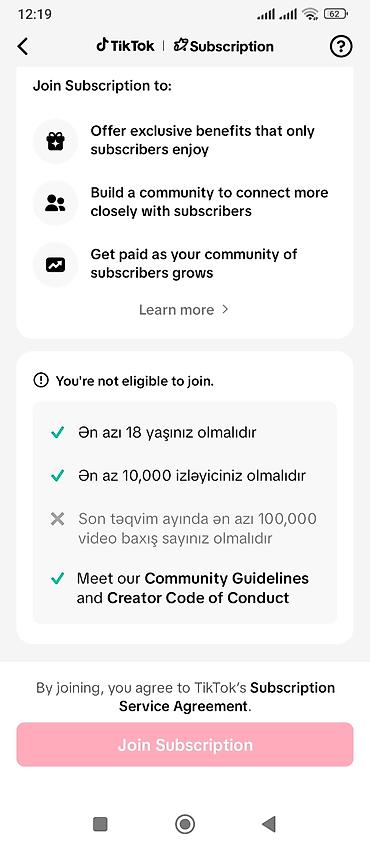 qulluqcu isi axtariram: Satılır: TikTok səhifəsi - İzləyici: 11.4K - Bəyənmə: 47.9K - — 3