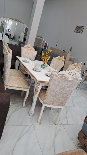 gaming chair: Yeni, Dördbucaq masa, 8 stul, Açılan masa, Qonaq otağı üçün, Türkiyə