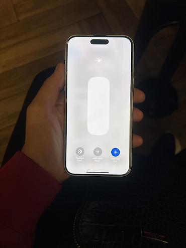 Уюлдук телефондор жана аксессуарлар: IPhone 14 Pro Max, Колдонулган, 128 ГБ, White Titanium, Коргоочу айнек, 100 % — 6