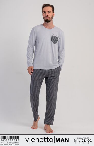 Носки и белье: Мужская пижама 💯 хлопок Размеры 42 до 66 (7 хл) рынок Орто-Сай — 7