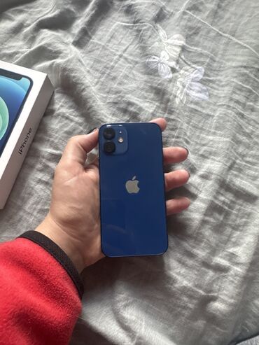 купить макбук эйр бу: IPhone 12 mini, 64 ГБ, Синий, Коробка