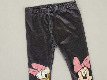 czarny kombinezon krótki elegancki: Legginsy, Disney, 12-18 miesięcy, stan - Bardzo dobry