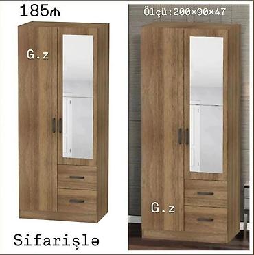 2 qapili dolablar: Dolab sifarisle hazırlanır. ⚜️ İstehsaldan satiş, otağınıza uygun — 1